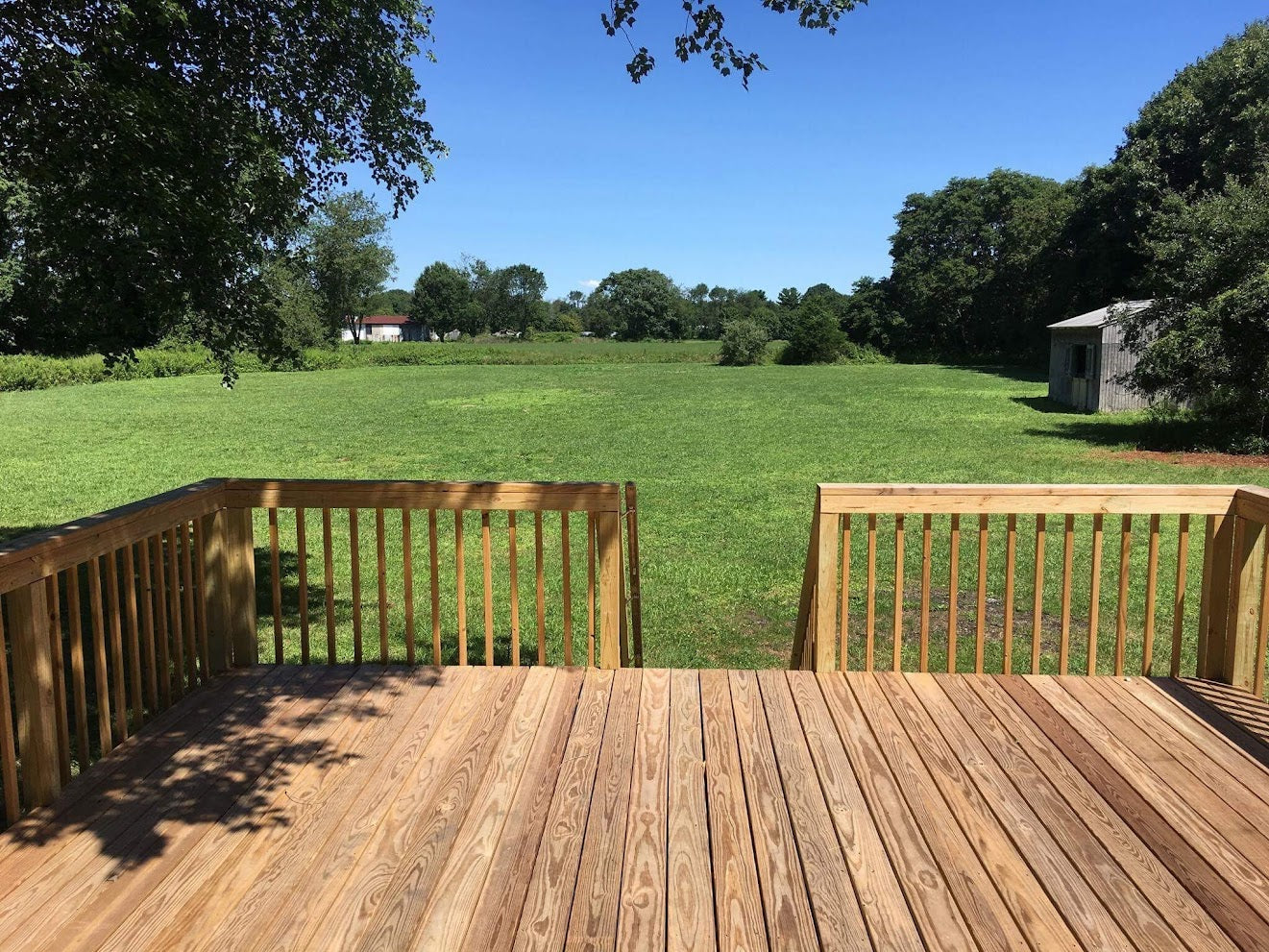 Freshcoln Farms / Bits & Blooms Flower Farm when it started upon moving in, in 2017
